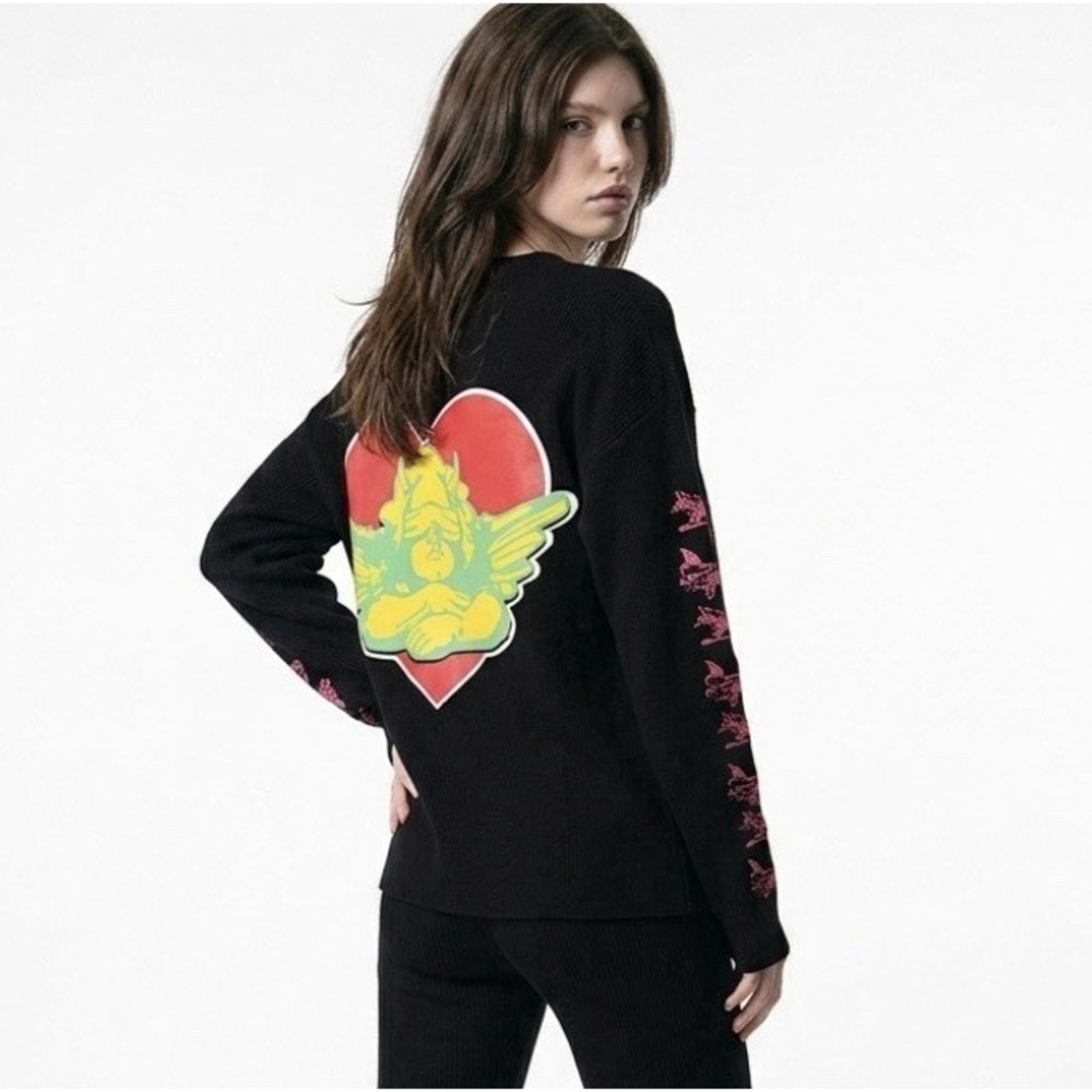 NWOT Boys Lie Crewneck Long Sleeve Boyfriend Thermal One Size Cherub